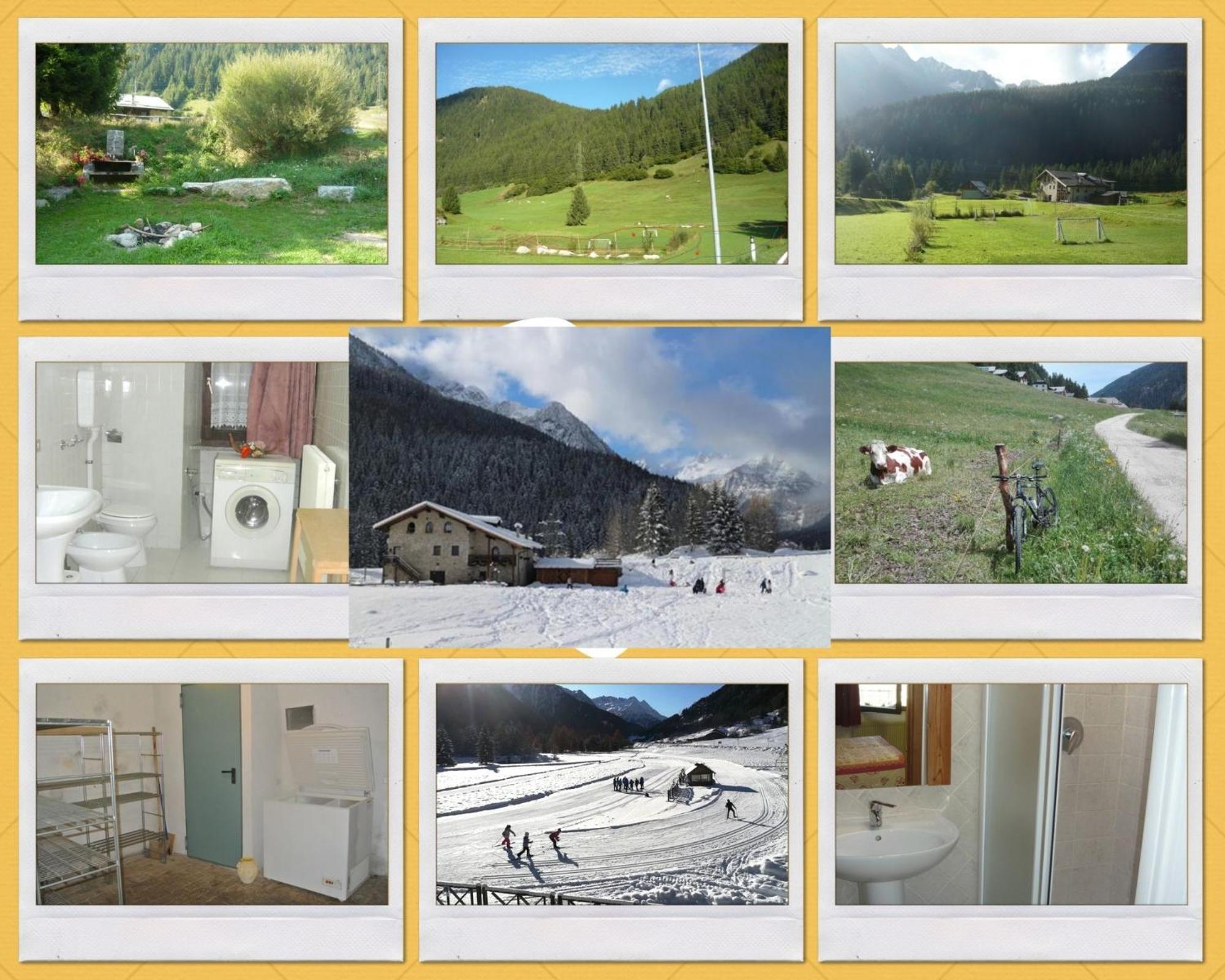 Chalet Rustico Bertolini Per Gruppi! Villa Vermiglio Buitenkant foto