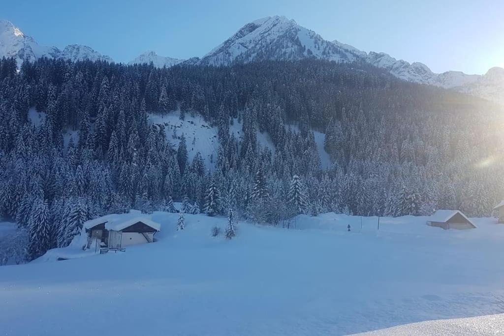 Chalet Rustico Bertolini Per Gruppi! Villa Vermiglio Buitenkant foto