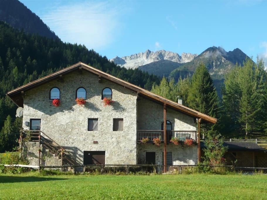 Chalet Rustico Bertolini Per Gruppi! Villa Vermiglio Buitenkant foto